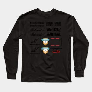 Hardcore Hardtail Sticker Pack 01 Long Sleeve T-Shirt